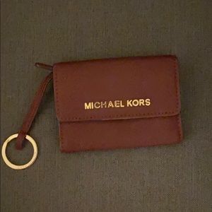 Michael Kors leather coin purse